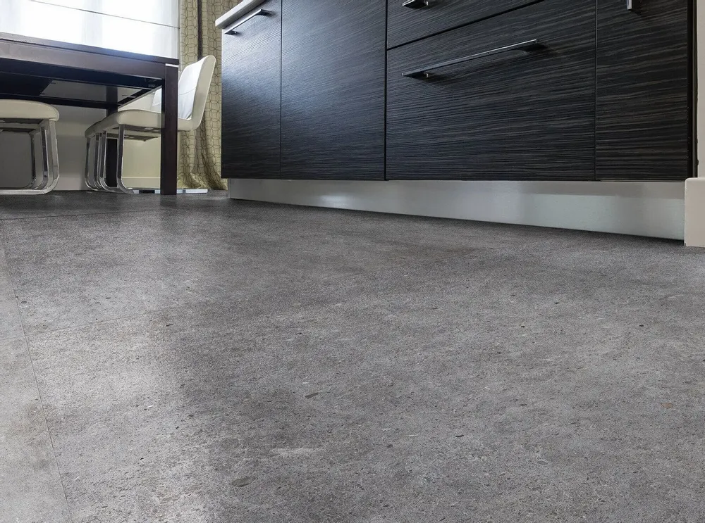 Indoor floor coverings - Dark Grey Matt Concrete Effect Porcelain Stoneware 60X120 - EBGW013 (Ceramishop.fr) - CERAMISHOP