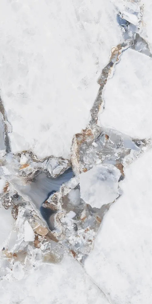 Revêtements sols intérieurs - Grès Cérame Effet Marbre Précieux Blanc Brillant 60X120 - EBRP193 (Ceramishop.fr) - CERAMISHOP