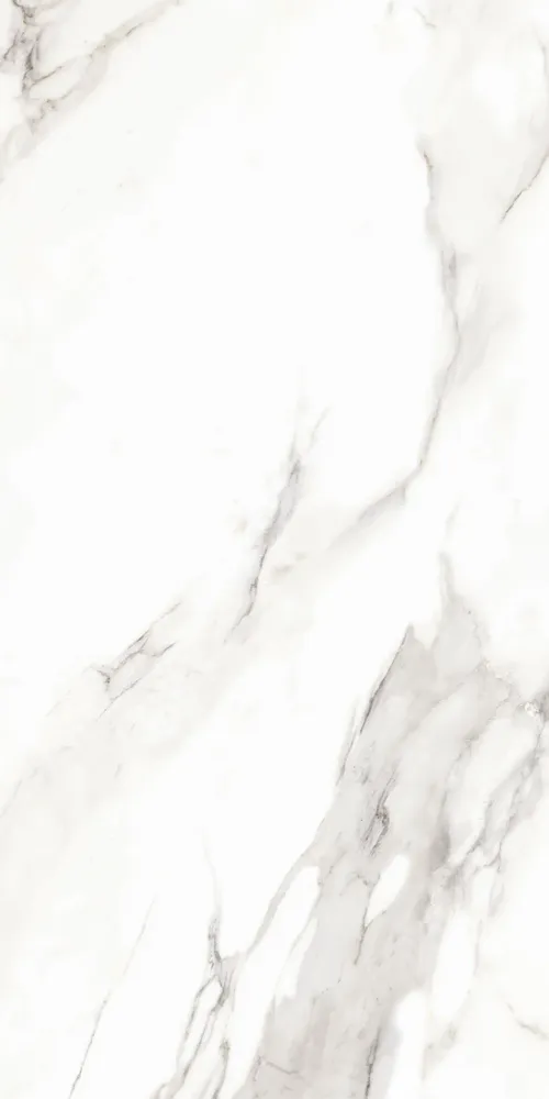 Indoor floor coverings - Calacatta Glossy Marble Effect Porcelain Stoneware 60X120 - ECAA104 (Ceramishop.fr) - CERAMISHOP