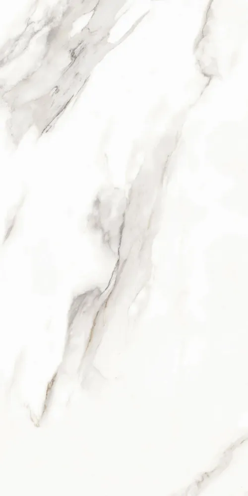 Indoor floor coverings - Calacatta Glossy Marble Effect Porcelain Stoneware 60X120 - ECAA104 (Ceramishop.fr) - CERAMISHOP