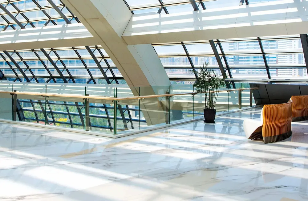 Indoor floor coverings - Calacatta Glossy Marble Effect Porcelain Stoneware 60x60 - ECAA783 (Ceramishop.fr) - CERAMISHOP