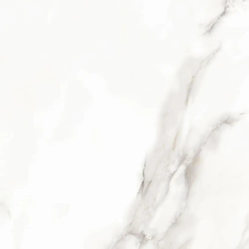 Indoor floor coverings - Calacatta Glossy Marble Effect Porcelain Stoneware 60x60 - ECAA783 (Ceramishop.fr) - CERAMISHOP