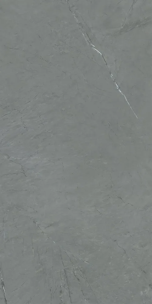 Indoor floor coverings - Stone-effect porcelain stoneware, anthracite matte finish, 60x120 cm - ECAE224 (Ceramishop.fr) - CERAMISHOP