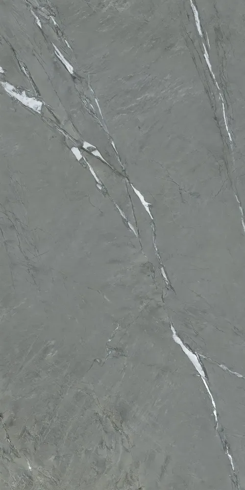 Indoor floor coverings - Stone-effect porcelain stoneware, anthracite matte finish, 60x120 cm - ECAE224 (Ceramishop.fr) - CERAMISHOP