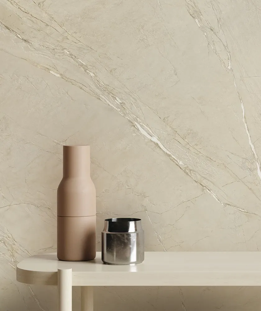 Indoor floor coverings - Stone Effect Porcelain Tiles Matt Beige Sandstone 60X120 - ECBE222 (Ceramishop.fr) - CERAMISHOP