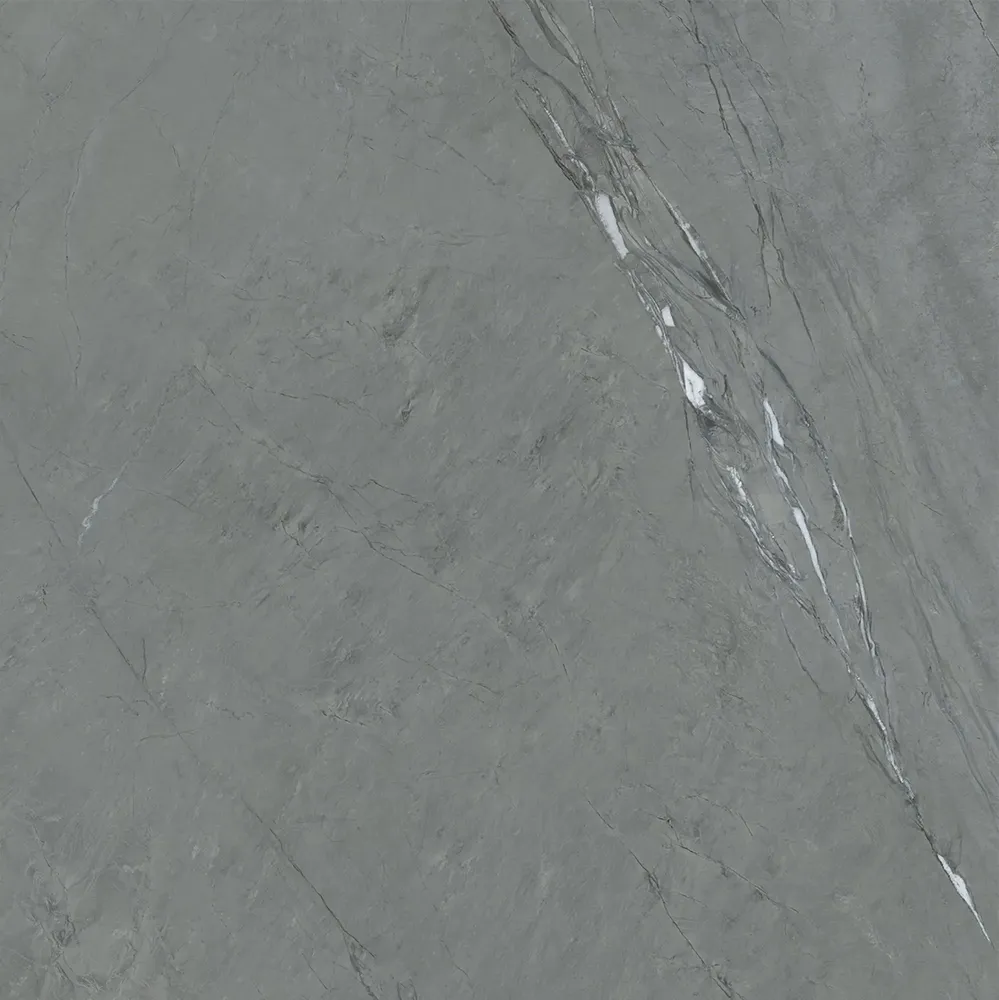 Indoor floor coverings - Stone-effect porcelain stoneware, anthracite matte finish, 60x60 cm - ECAE228 (Ceramishop.fr) - CERAMISHOP