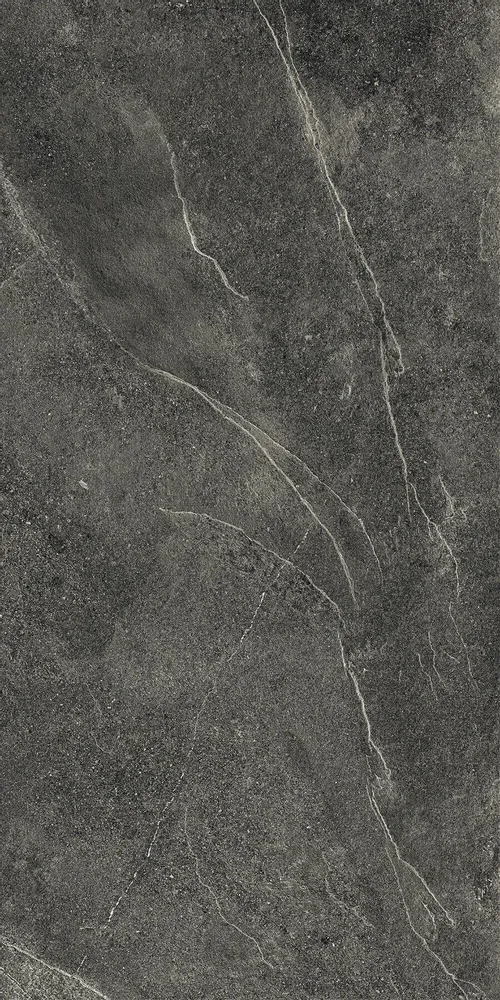 Indoor floor coverings - Black Stone Effect Porcelain Tile 60x120 - Ei6046 (Ceramishop.fr) - CERAMISHOP