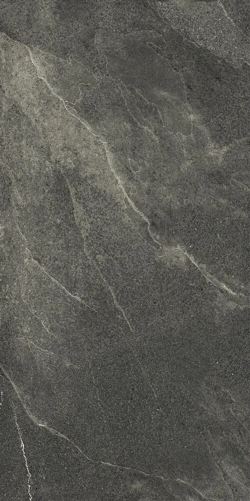 Indoor floor coverings - Black Stone Effect Porcelain Tile 60x120 - Ei6046 (Ceramishop.fr) - CERAMISHOP