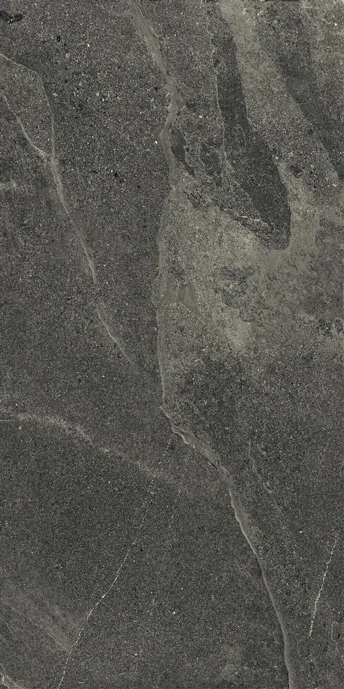 Indoor floor coverings - Black Stone Effect Porcelain Tile 60x120 - Ei6046 (Ceramishop.fr) - CERAMISHOP