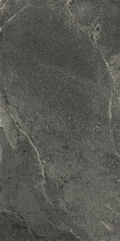 Indoor floor coverings - Black Stone Effect Porcelain Tile 60x120 - Ei6046 (Ceramishop.fr) - CERAMISHOP