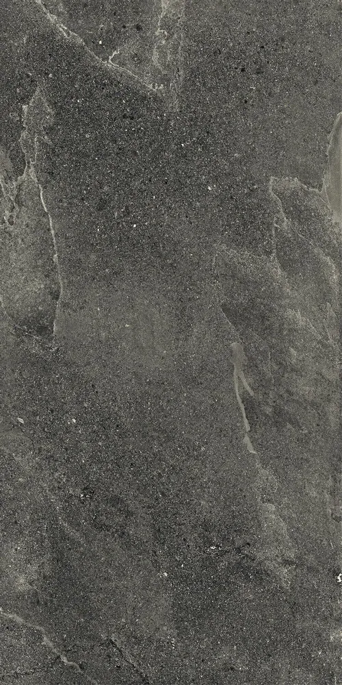 Indoor floor coverings - Black Stone Effect Porcelain Tile 60x120 - Ei6046 (Ceramishop.fr) - CERAMISHOP