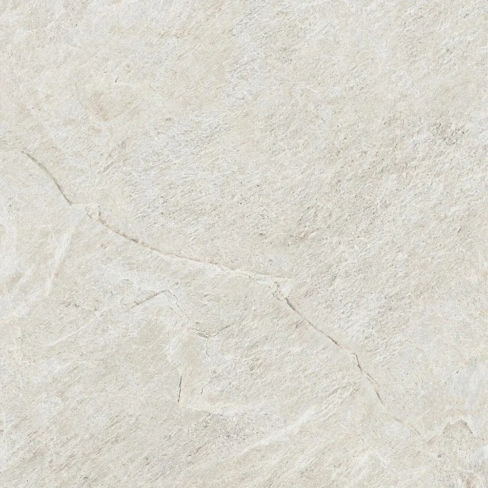 Indoor floor coverings - Deluxe White Matt Stone Effect Porcelain Stoneware RT 60X60 - EGDE1590 (Ceramishop.fr) - CERAMISHOP