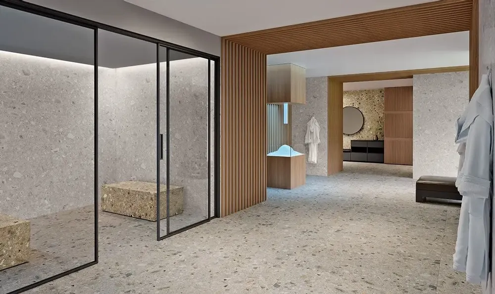 Indoor floor coverings - Ceppo Di Gré Stone Effect Porcelain Tiles Light Gray Matt 60X60 - ECGM1012 (Ceramishop.fr) - CERAMISHOP