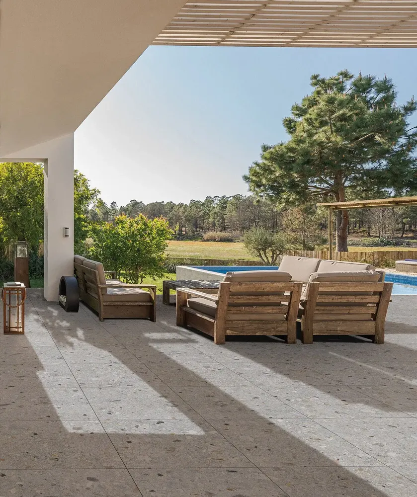 Revêtements sols extérieurs - Grès Cérame Effet Pierre Ceppo Di Gré Gris Clair Antidérapant 60X120 - ECGM239 (Ceramishop.fr) - CERAMISHOP