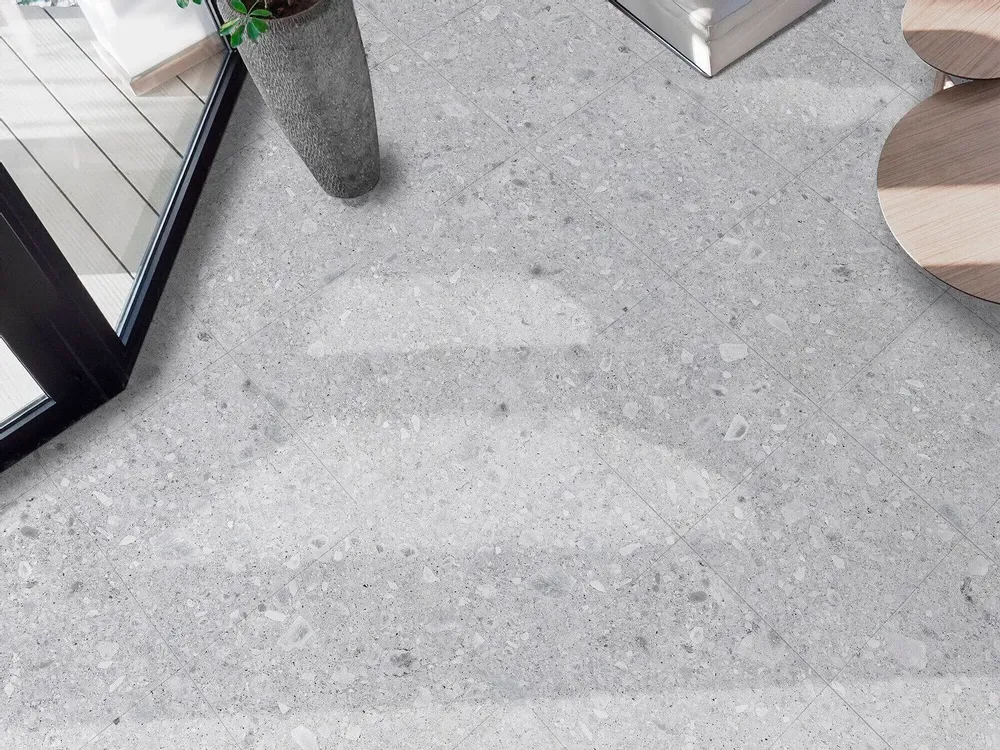 Indoor floor coverings - Ceppo Di Gré Stone Effect Porcelain Tiles Matt White 60X120 - ECGW229 (Ceramishop.fr) - CERAMISHOP