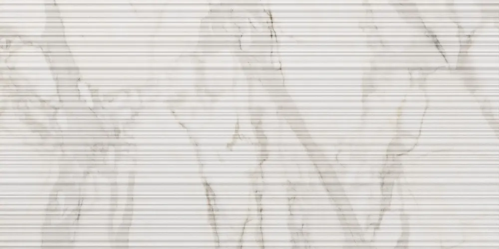 Revêtements sols intérieurs - Revêtement En Grès Cérame Effet Calacatta Supreme Rainuré 60X120 - ECSF1540 (Ceramishop.fr) - CERAMISHOP
