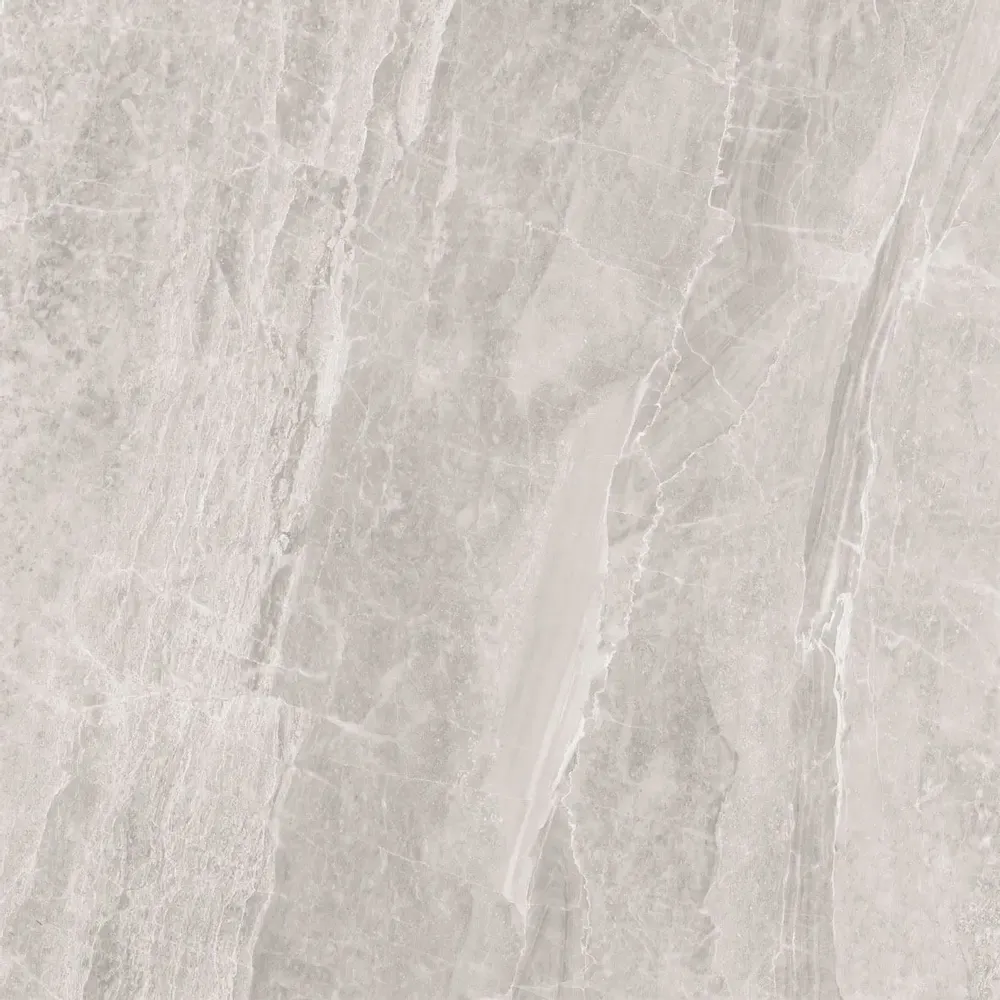 Indoor floor coverings - Refined Marble Effect Porcelain Stoneware, Light Matte Grey, 60x60 - ECOR811 (Ceramishop.fr) - CERAMISHOP