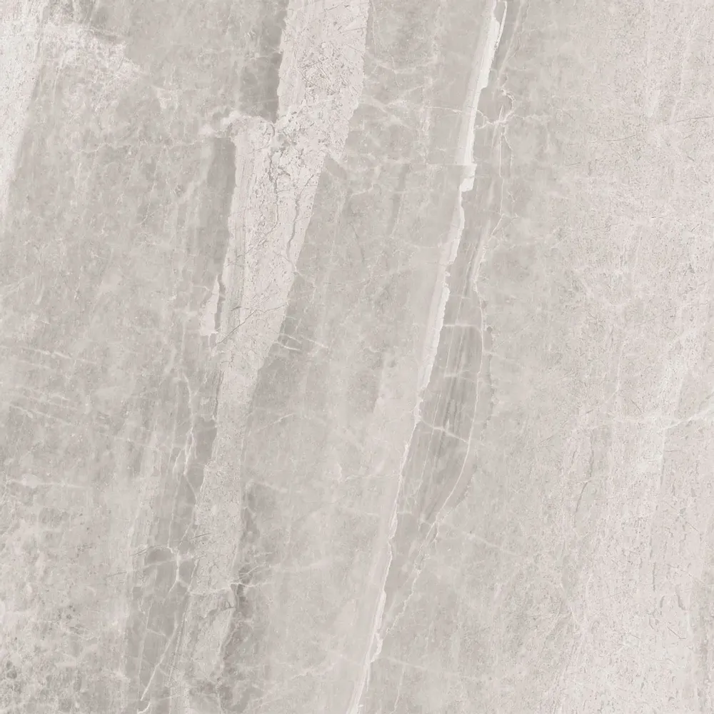 Indoor floor coverings - Refined Marble Effect Porcelain Stoneware, Light Matte Grey, 60x60 - ECOR811 (Ceramishop.fr) - CERAMISHOP