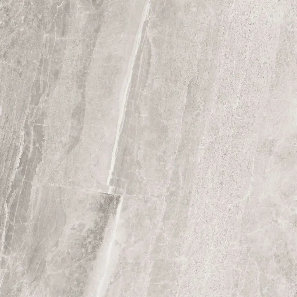Indoor floor coverings - Refined Marble Effect Porcelain Stoneware, Light Matte Grey, 60x60 - ECOR811 (Ceramishop.fr) - CERAMISHOP