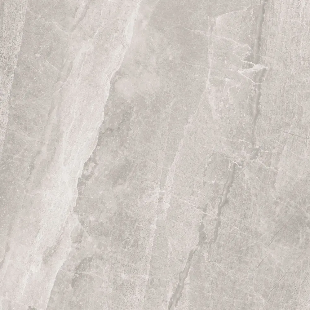 Indoor floor coverings - Refined Marble Effect Porcelain Stoneware, Light Matte Grey, 60x60 - ECOR811 (Ceramishop.fr) - CERAMISHOP