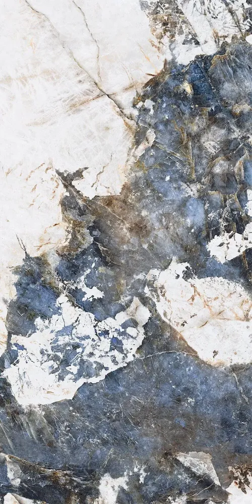 Indoor floor coverings - Glossy Blue Crystal Marble Effect Porcelain Stoneware 60X120 - ECRS197 (Ceramishop.fr) - CERAMISHOP