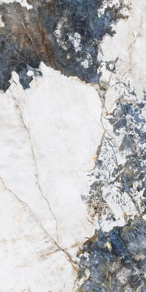 Indoor floor coverings - Glossy Blue Crystal Marble Effect Porcelain Stoneware 60X120 - ECRS197 (Ceramishop.fr) - CERAMISHOP