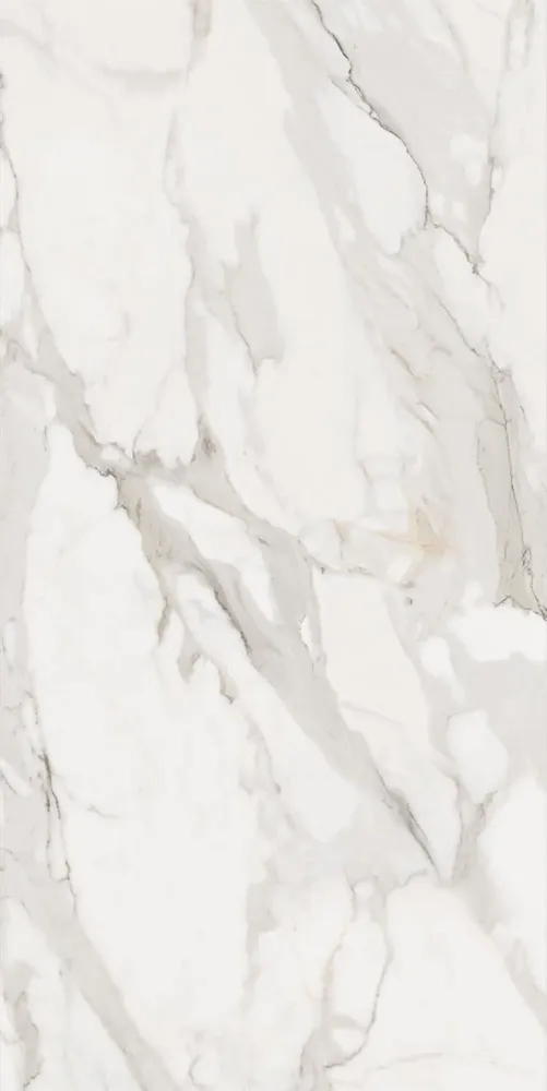 Indoor floor coverings - Calacatta Supreme Matt Effect Porcelain Stoneware Rt 60X120 - ECSO1538 (Ceramishop.fr) - CERAMISHOP