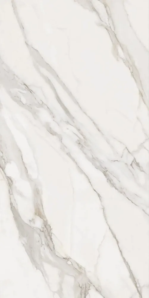 Indoor floor coverings - Calacatta Supreme Matt Effect Porcelain Stoneware Rt 60X120 - ECSO1538 (Ceramishop.fr) - CERAMISHOP