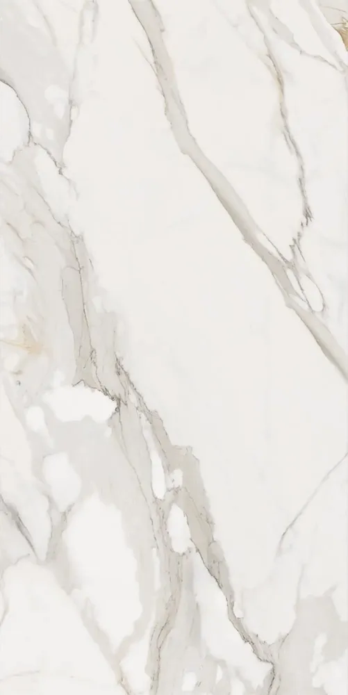 Indoor floor coverings - Calacatta Supreme Matt Effect Porcelain Stoneware Rt 60X120 - ECSO1538 (Ceramishop.fr) - CERAMISHOP