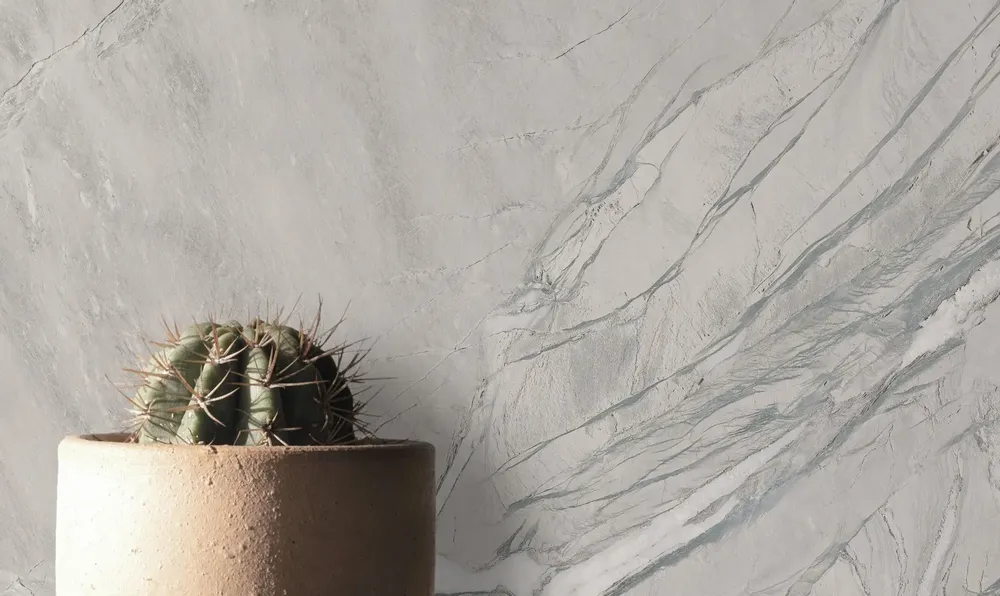 Indoor floor coverings - Stone-effect porcelain stoneware, matte white, 60x60 cm - ECWE225 (Ceramishop.fr) - CERAMISHOP