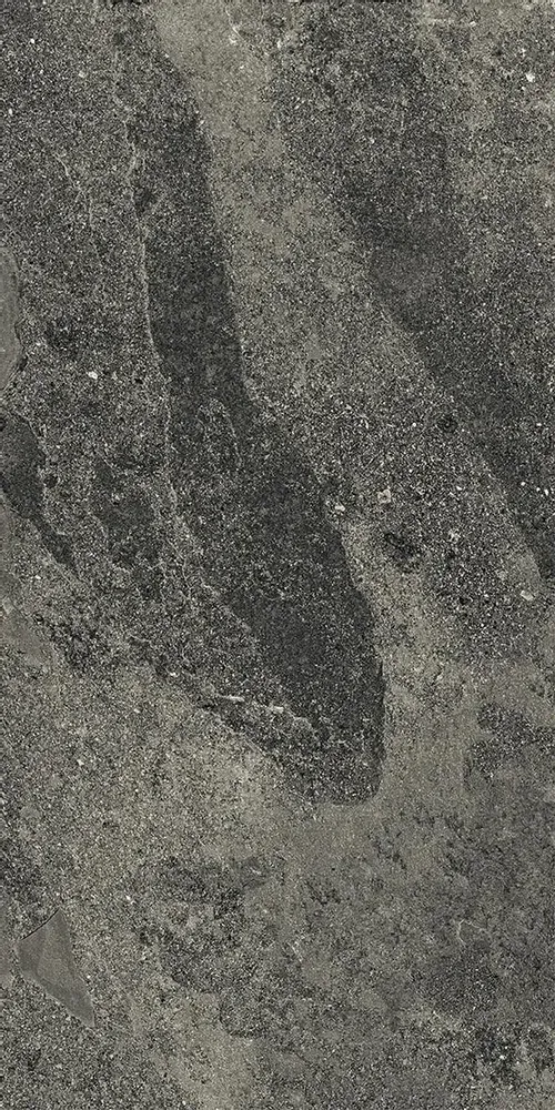 Indoor floor coverings - Black Delicate Stone Effect Porcelain Tile 30X60 - Ei6054 (Ceramishop.fr) - CERAMISHOP