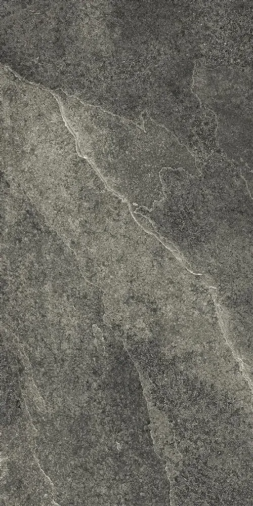Indoor floor coverings - Black Delicate Stone Effect Porcelain Tile 30X60 - Ei6054 (Ceramishop.fr) - CERAMISHOP