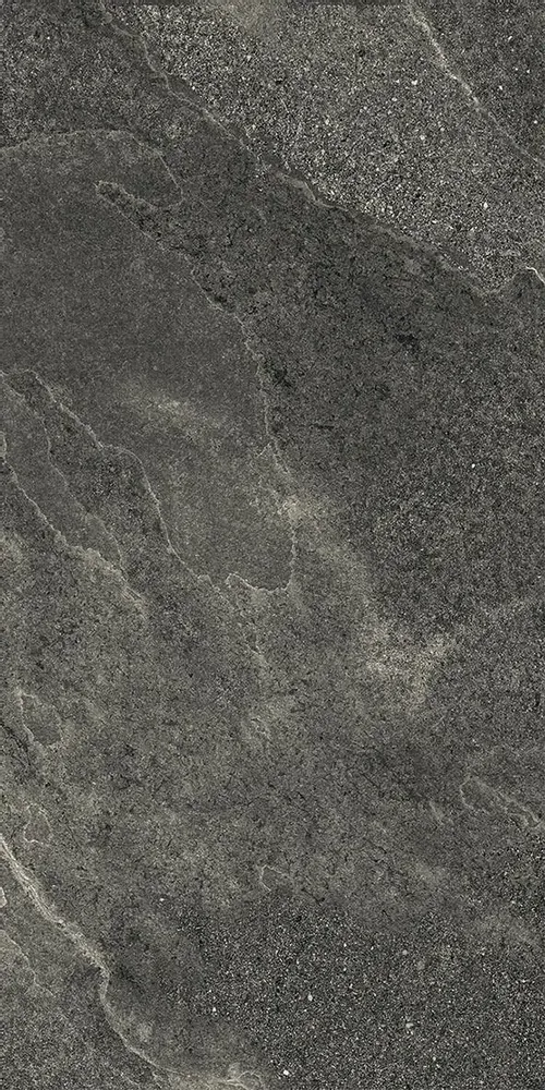 Indoor floor coverings - Black Delicate Stone Effect Porcelain Tile 30X60 - Ei6054 (Ceramishop.fr) - CERAMISHOP