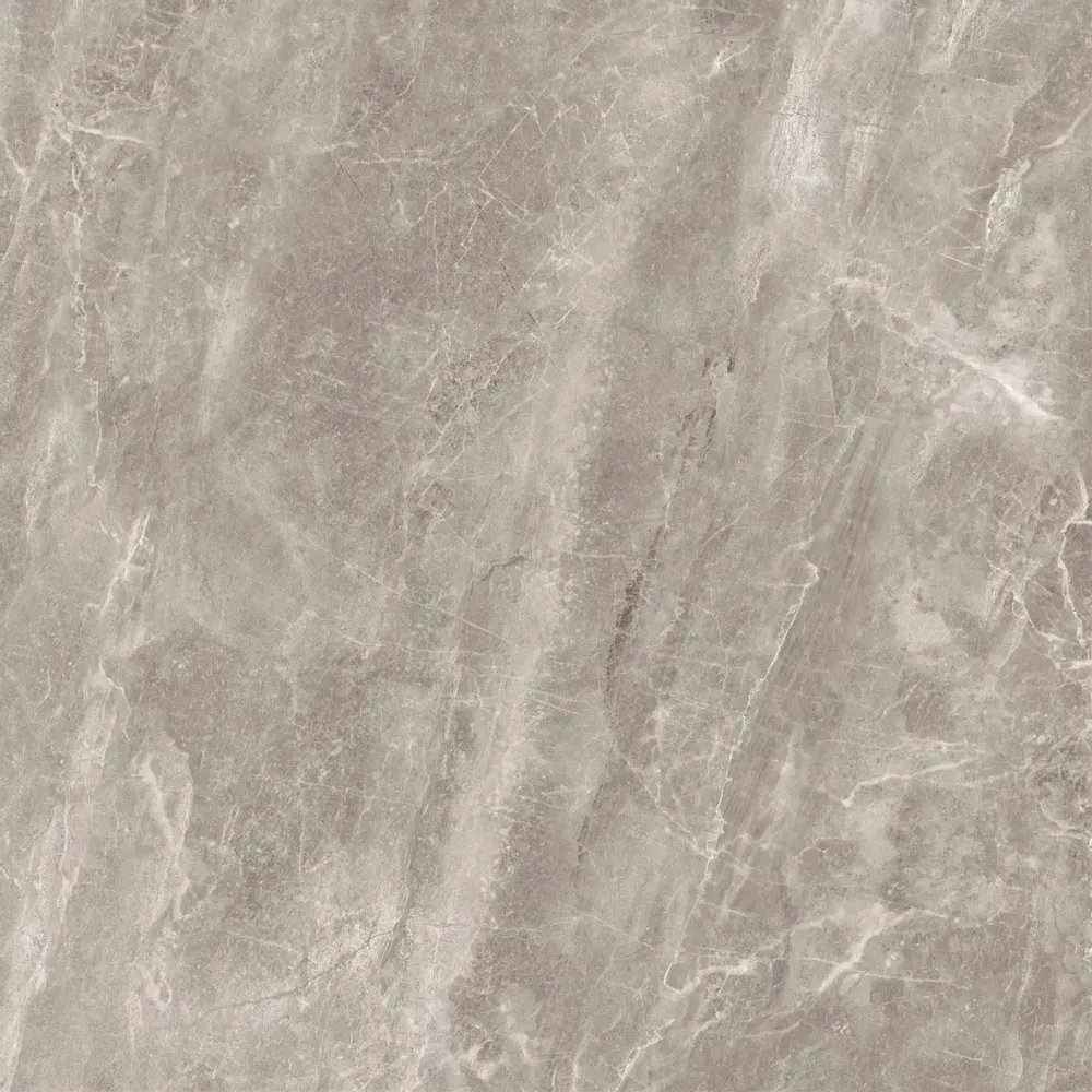 Indoor floor coverings - Refined Marble Effect Porcelain Stoneware, Matte Grey, 60x60 - ECVE812 (Ceramishop.fr) - CERAMISHOP