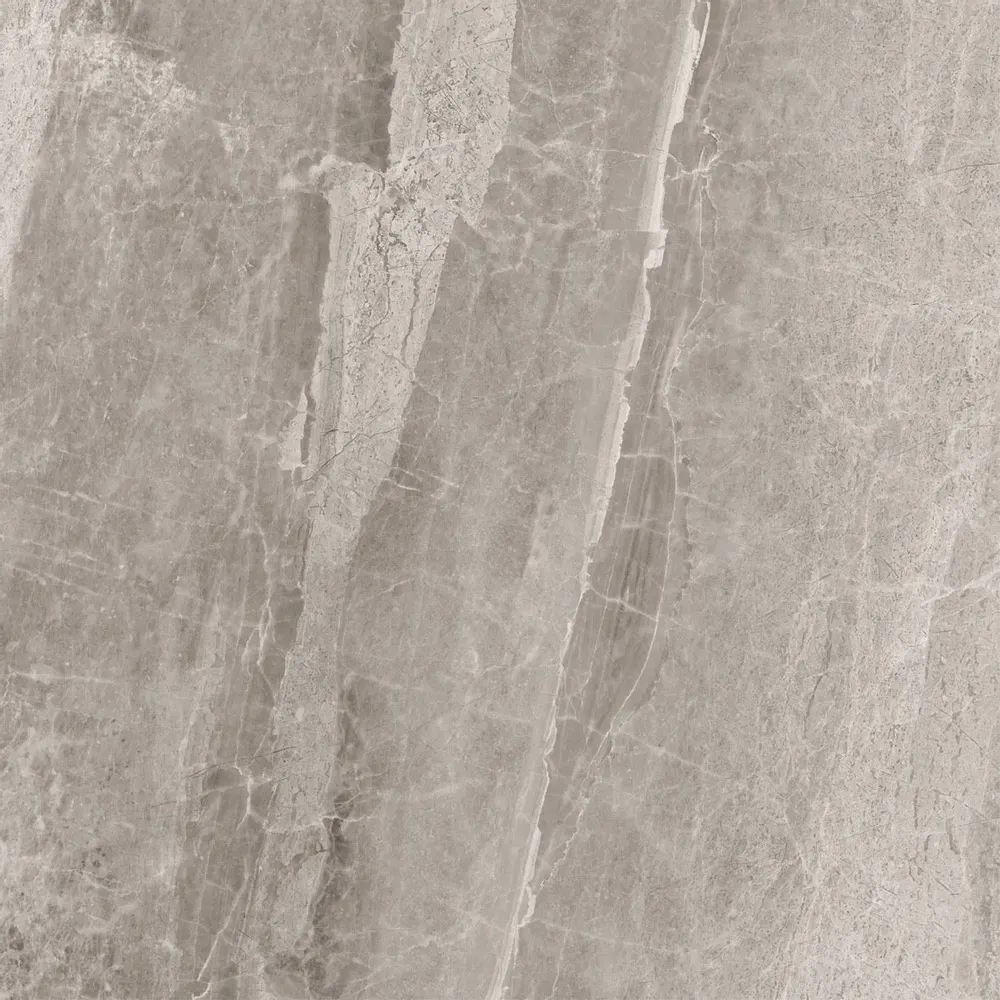 Indoor floor coverings - Refined Marble Effect Porcelain Stoneware, Matte Grey, 60x60 - ECVE812 (Ceramishop.fr) - CERAMISHOP