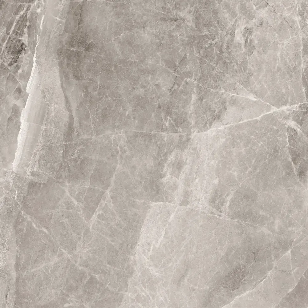 Indoor floor coverings - Refined Marble Effect Porcelain Stoneware, Matte Grey, 60x60 - ECVE812 (Ceramishop.fr) - CERAMISHOP