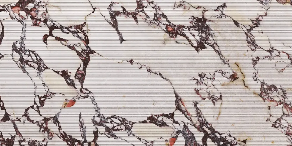 Indoor floor coverings - Matte Purple Calacatta Effect Porcelain Stoneware Cladding Rt 60X120 - ECVF1551 (Ceramishop.fr) - CERAMISHOP