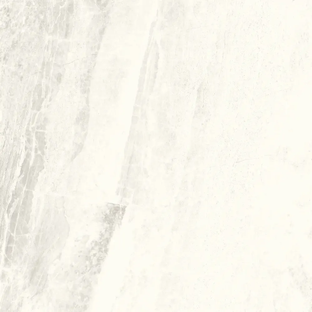 Indoor floor coverings - Refined Marble Effect Porcelain Stoneware, Matte White, 60x60 cm - ECWE810 (Ceramishop.fr) - CERAMISHOP