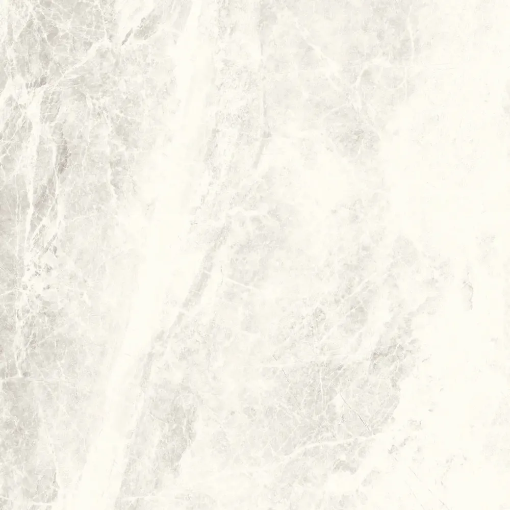 Indoor floor coverings - Refined Marble Effect Porcelain Stoneware, Matte White, 60x60 cm - ECWE810 (Ceramishop.fr) - CERAMISHOP