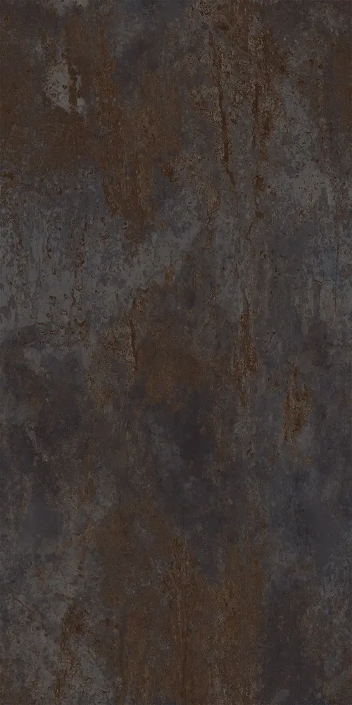 Indoor floor coverings - Black Oxidized Metal Effect Porcelain Stoneware 60X120 - EFBK045 (Ceramishop.fr) - CERAMISHOP