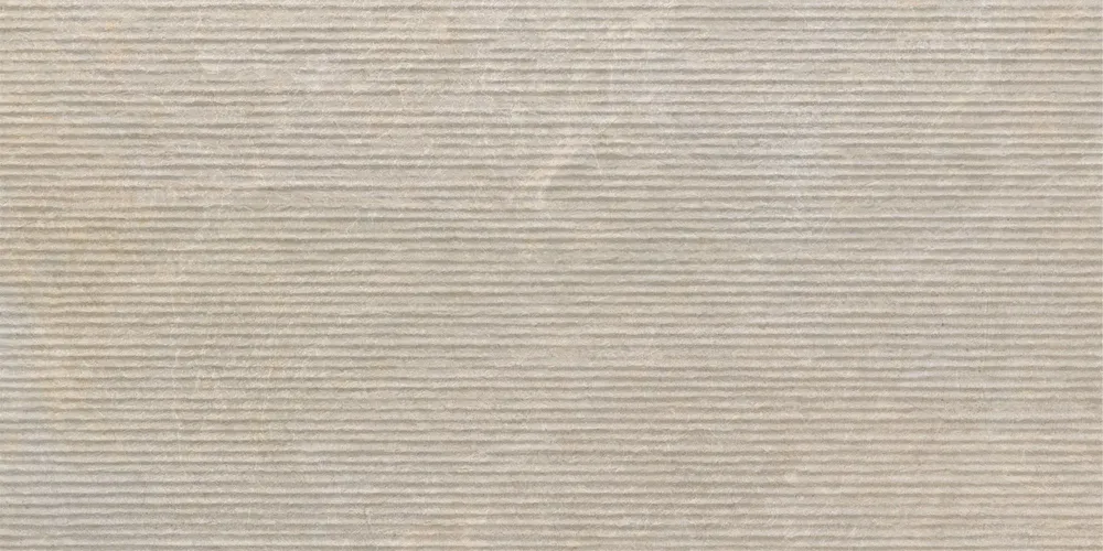 Indoor floor coverings - Deluxe Beige Grooved Stone Effect Porcelain Tile Rt 60X120 - EGCG1587 (Ceramishop.fr) - CERAMISHOP