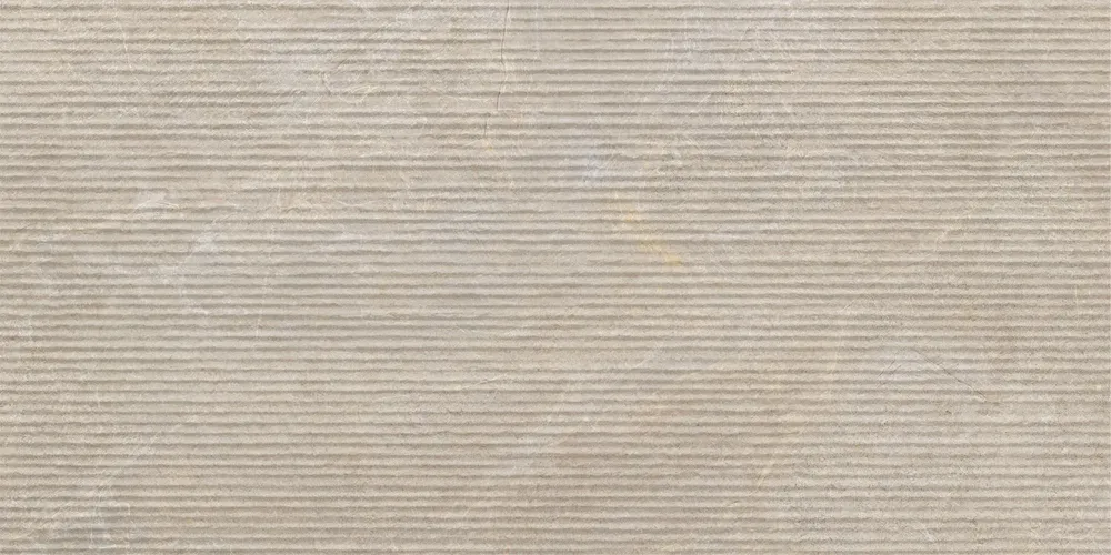 Indoor floor coverings - Deluxe Beige Grooved Stone Effect Porcelain Tile Rt 60X120 - EGCG1587 (Ceramishop.fr) - CERAMISHOP