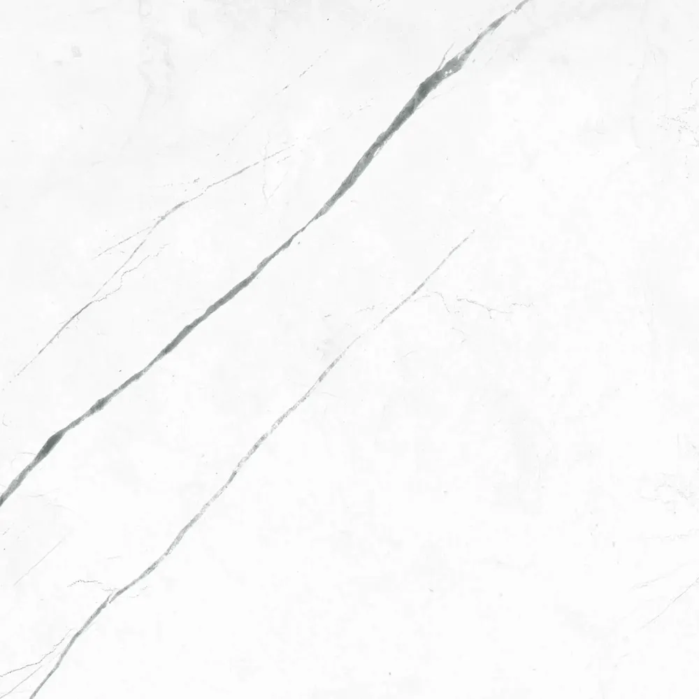 Indoor floor coverings - Marble Effect Porcelain Stoneware Marquina Glossy White 60X60 - EMWE843 (Ceramishop.fr) - CERAMISHOP