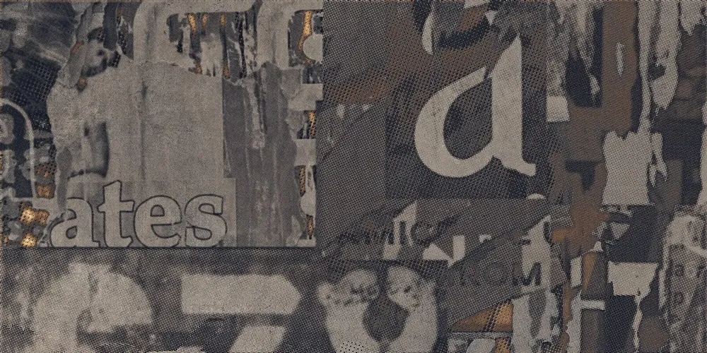 Indoor floor coverings - Industrial Decorated Brown Porcelain Stoneware Tile Rt 60X120 - EUSO1713 (Ceramishop.fr) - CERAMISHOP