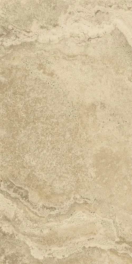 Indoor floor coverings - Marble Effect Travertine Soft Beige Matt Porcelain Stoneware 60X120 - ENSA140 (Ceramishop.fr) - CERAMISHOP