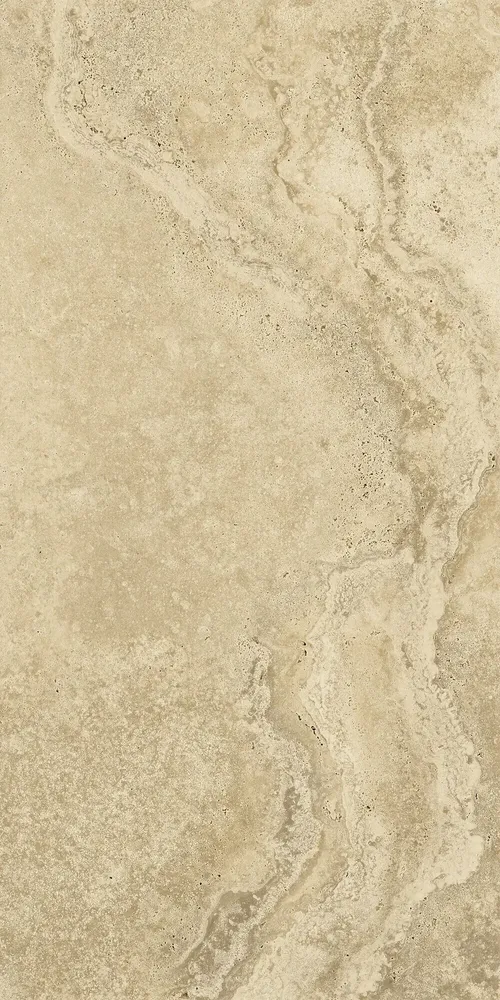 Indoor floor coverings - Marble Effect Travertine Soft Beige Matt Porcelain Stoneware 60X120 - ENSA140 (Ceramishop.fr) - CERAMISHOP