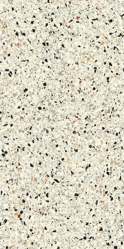 Revêtements sols intérieurs - Grès Cérame Effet Pierre Terrazzo Ivoire 60X120 - EMYC1127 (Ceramishop.fr) - CERAMISHOP
