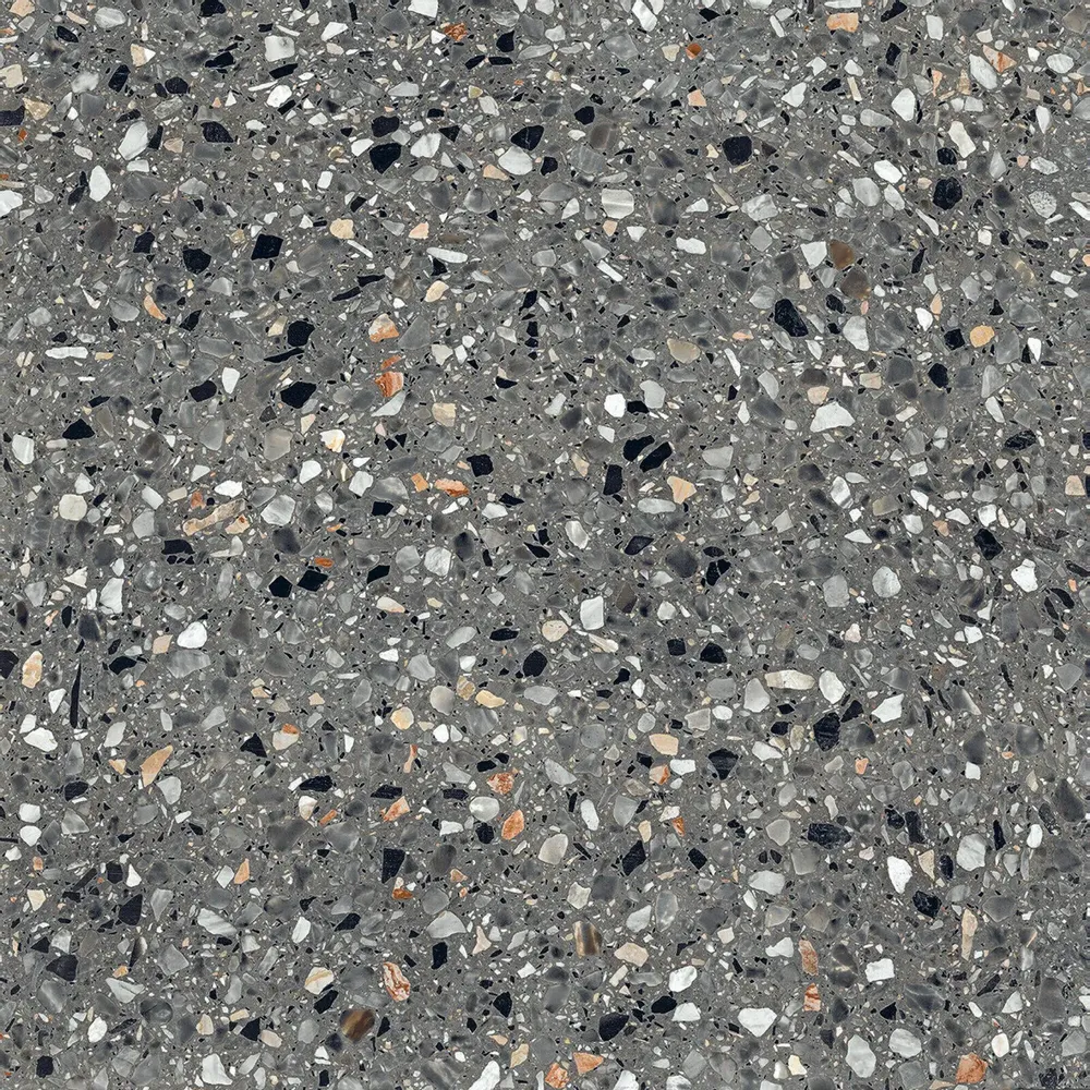 Revêtements sols intérieurs - Grès Cérame Effet Pierre Terrazzo Gris 60X60 - EMYA1135 (Ceramishop.fr) - CERAMISHOP