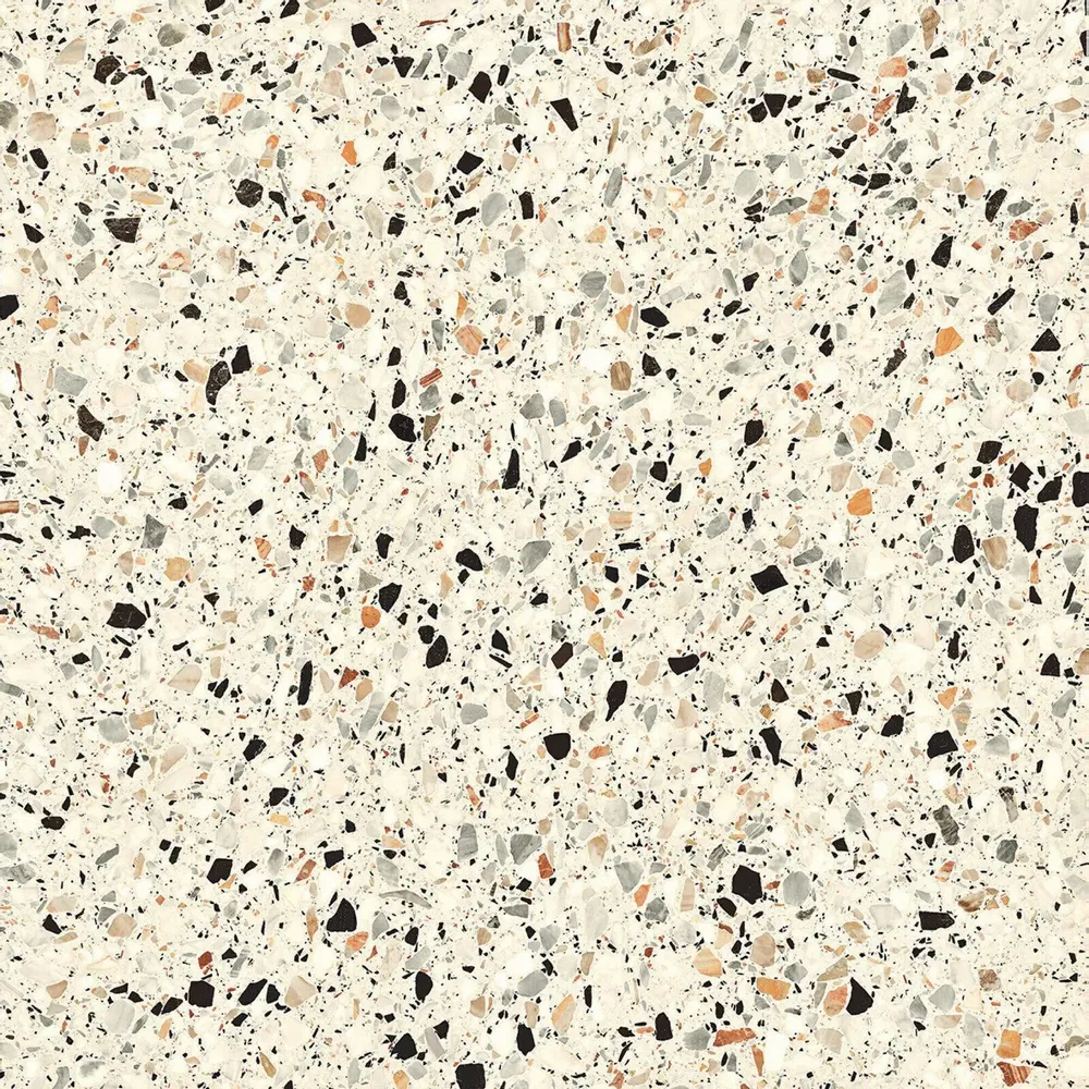 Revêtements sols intérieurs - Grès Cérame Effet Pierre Terrazzo Ivoire 60X60 - EMYC1132 (Ceramishop.fr) - CERAMISHOP