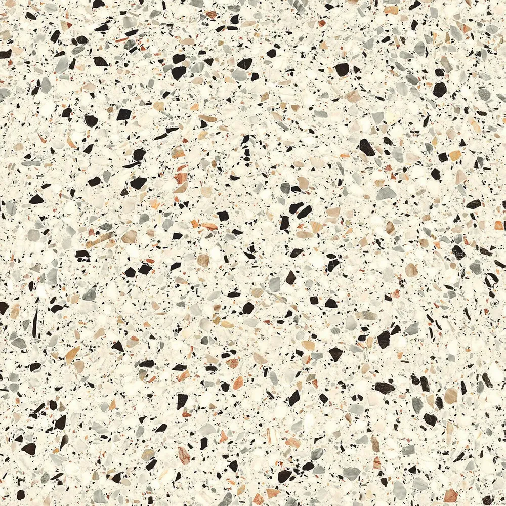 Revêtements sols intérieurs - Grès Cérame Effet Pierre Terrazzo Ivoire 60X60 - EMYC1132 (Ceramishop.fr) - CERAMISHOP